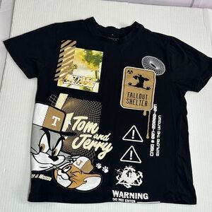 Tom and Jerry Black Kids T-Shirt size M